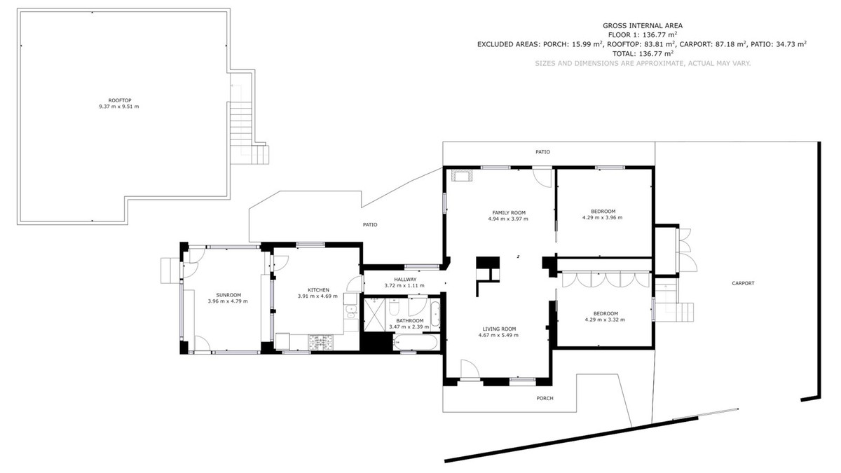 Huis te koop in Alhaurín el Grande | 2 slaapkamers H5378941