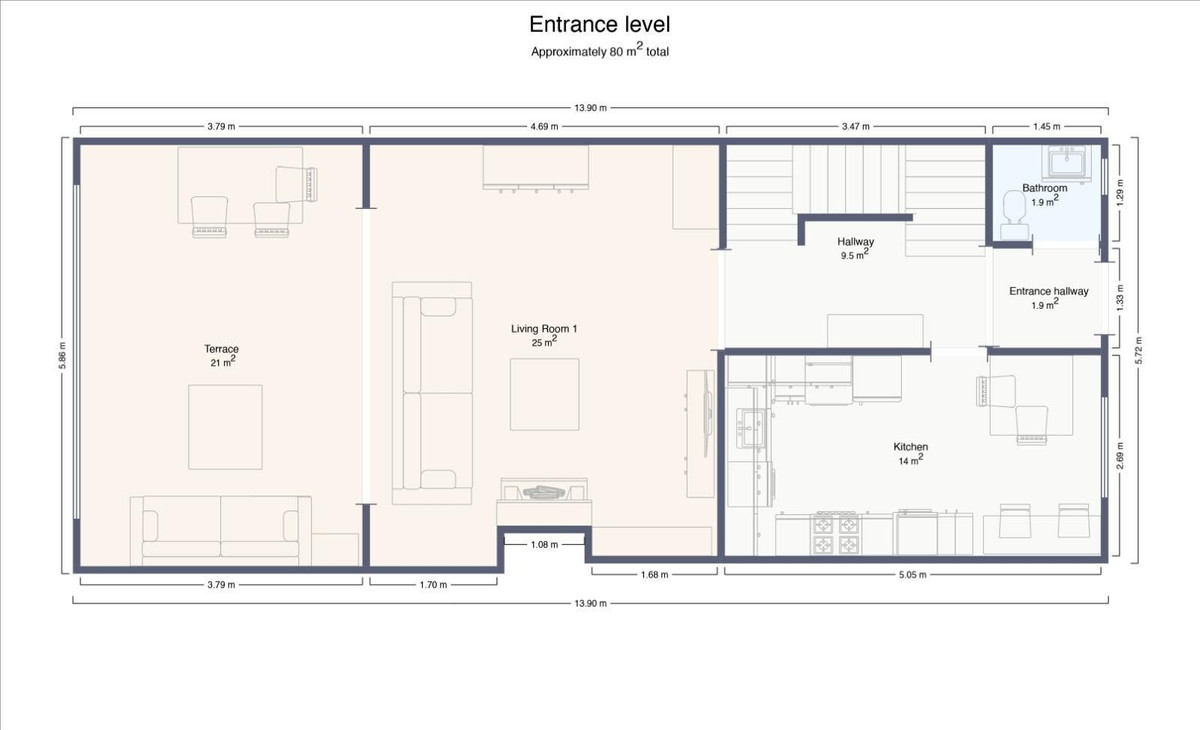 Huis te koop in Estepona | 3 slaapkamers H5417014