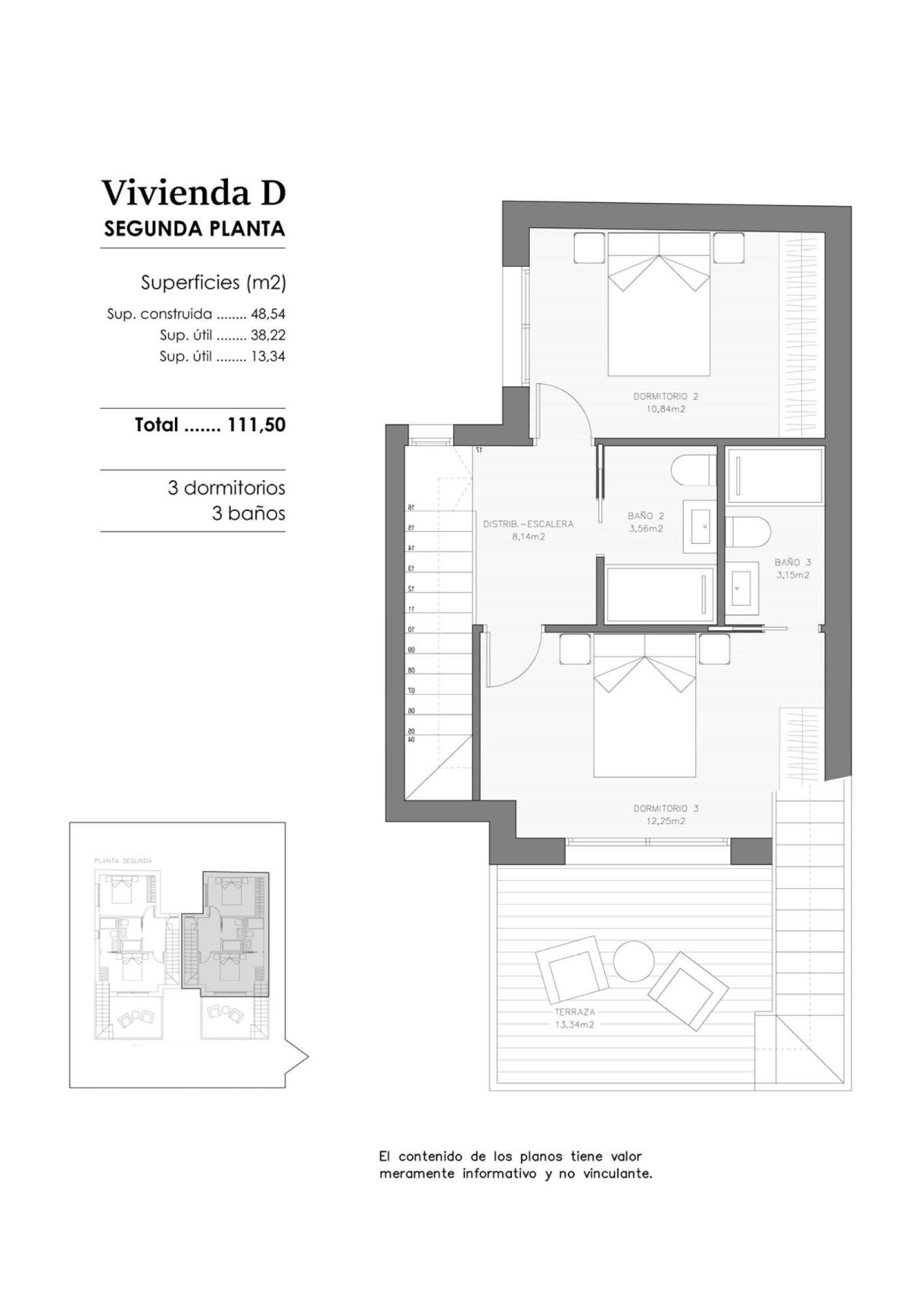 Penthouse te koop in Benejúzar | 3 slaapkamers H9568