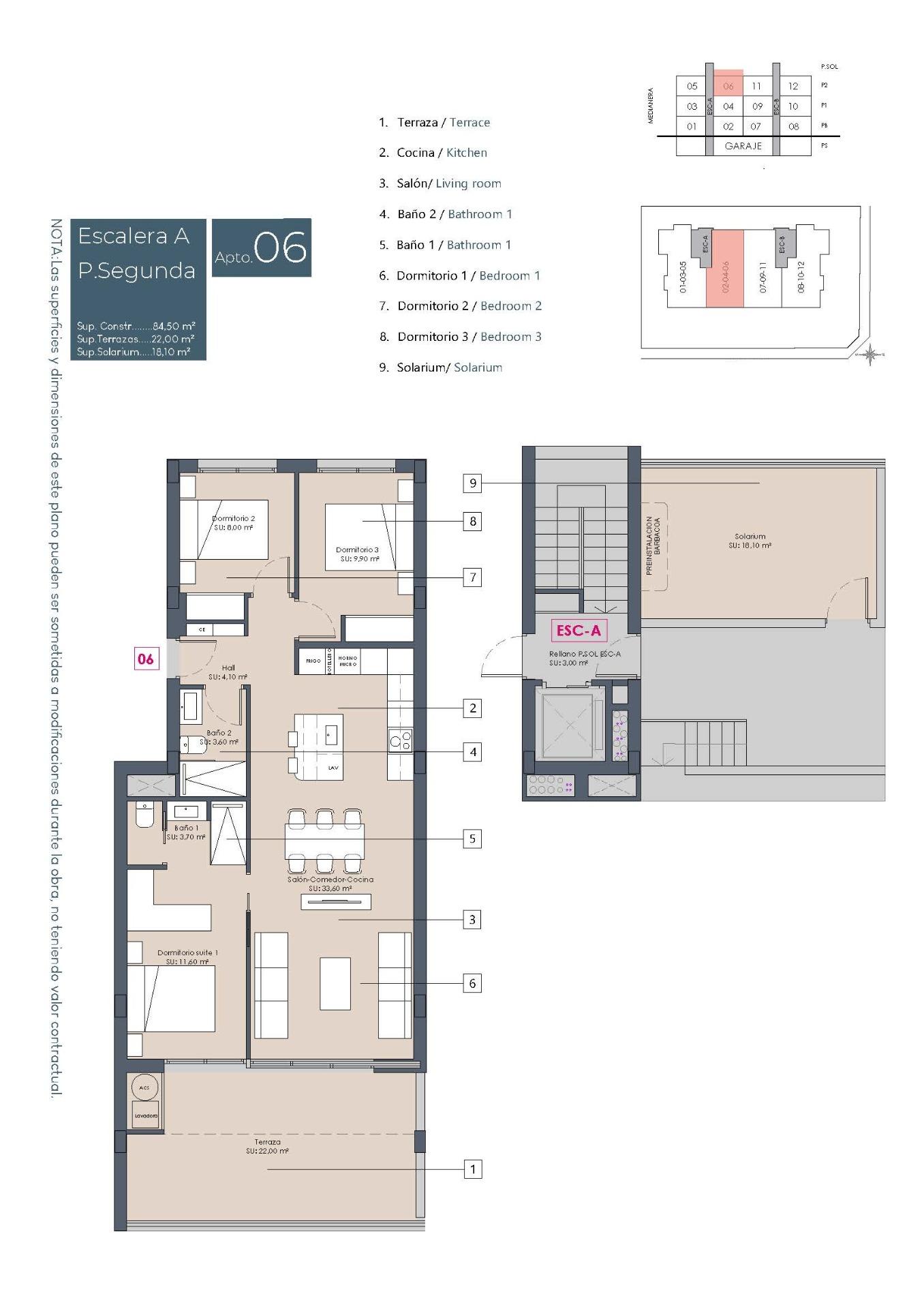 Penthouse te koop in Benijofar | 3 slaapkamers H9838