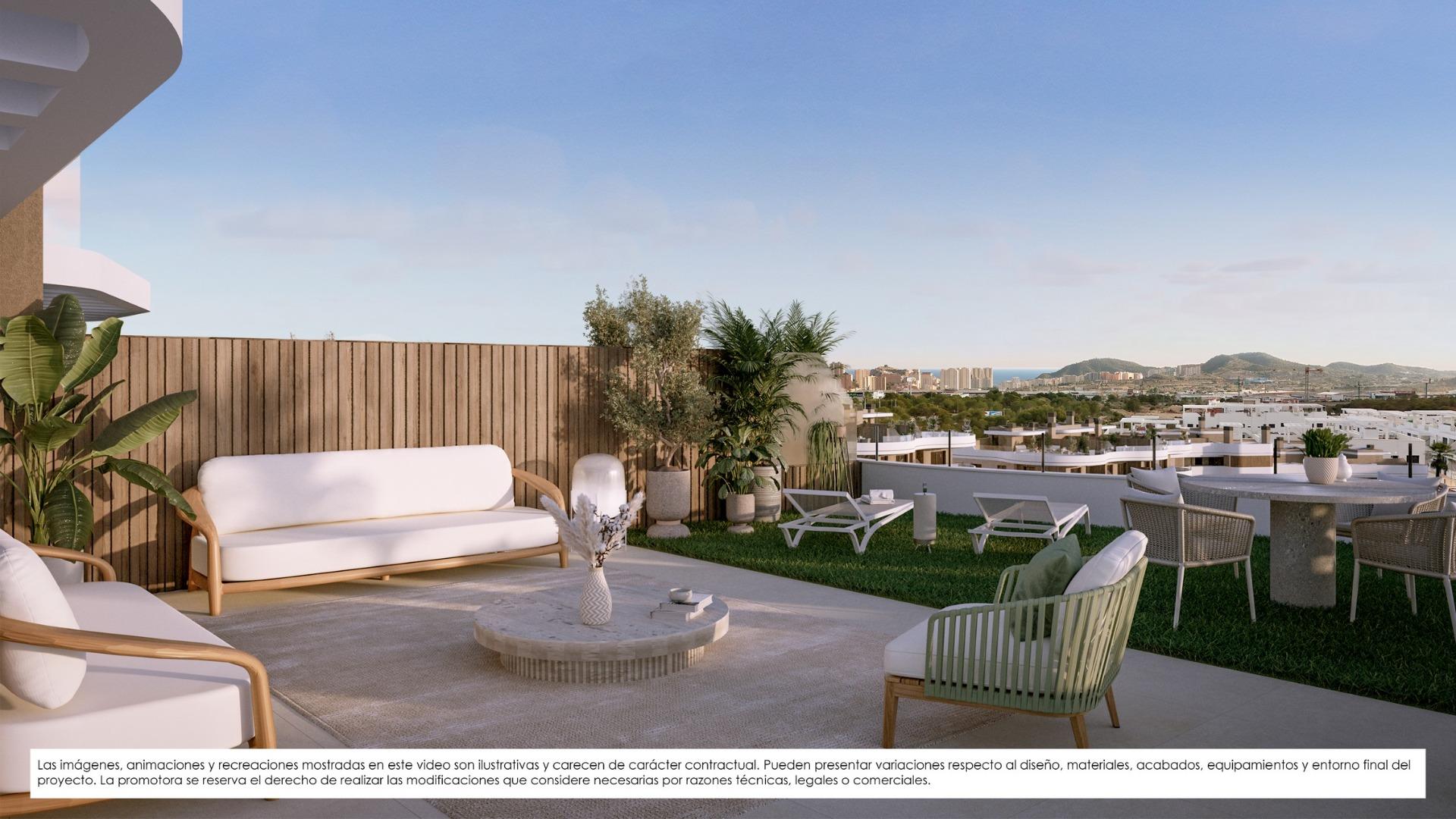 Penthouse te koop in Finestrat | 3 slaapkamers H1617