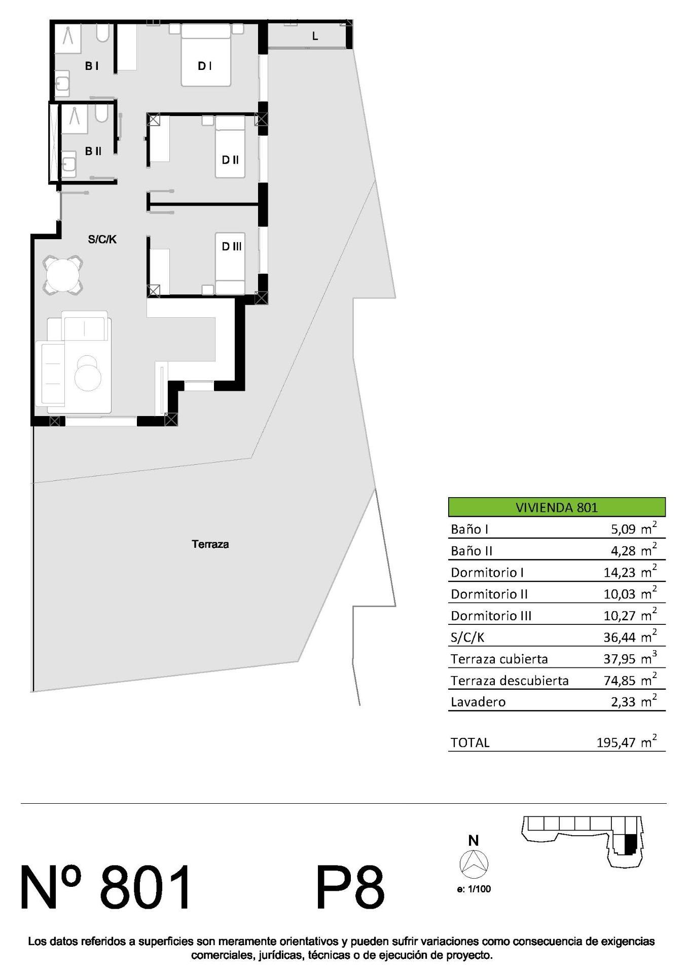 Penthouse te koop in San Miguel de Salinas | 3 slaapkamers H10031