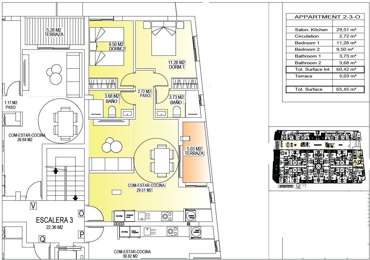 Penthouse te koop in San Miguel de Salinas | 2 slaapkamers H9551
