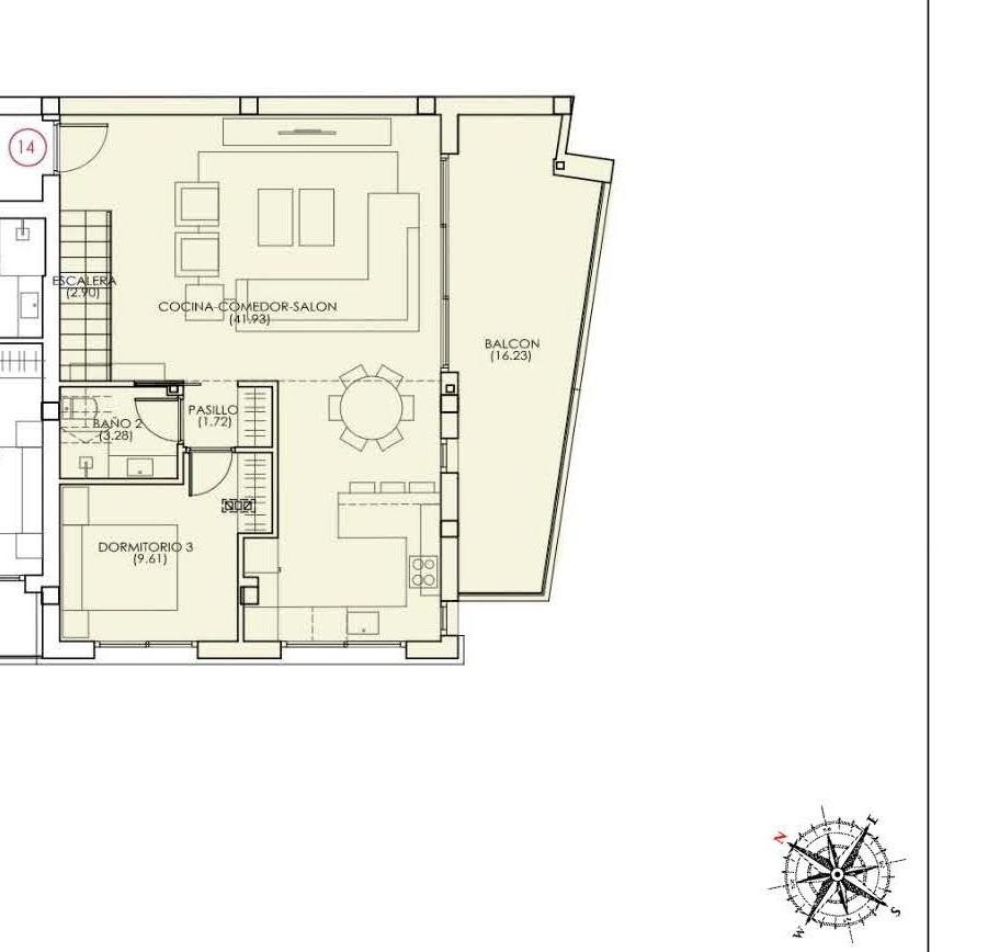 Penthouse te koop in Torrevieja | 3 slaapkamers H9035