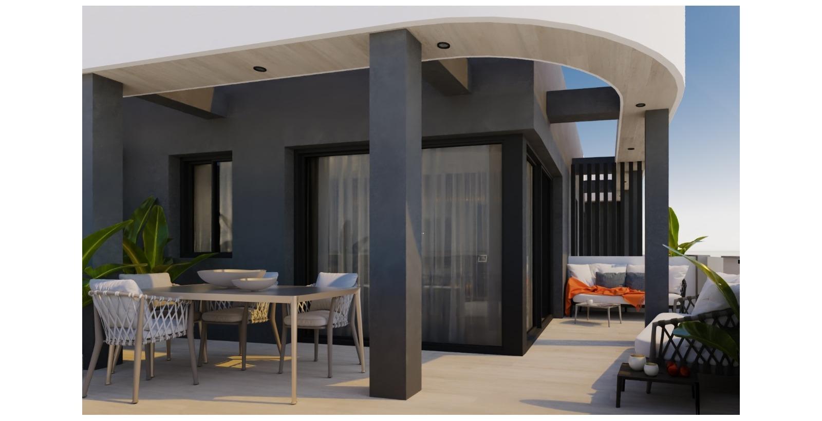 Penthouse te koop in Torrevieja | 2 slaapkamers H9110