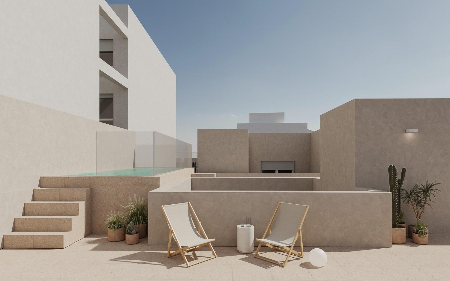 Penthouse te koop in Torrevieja | 1 slaapkamers H9182