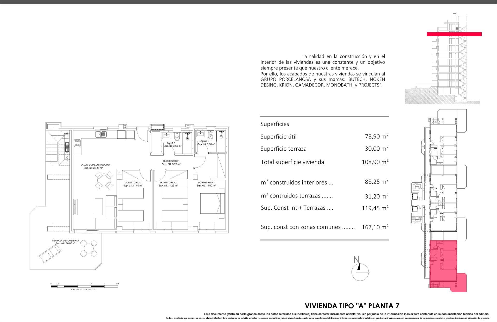 Penthouse te koop in Villajoyosa | 3 slaapkamers H1661