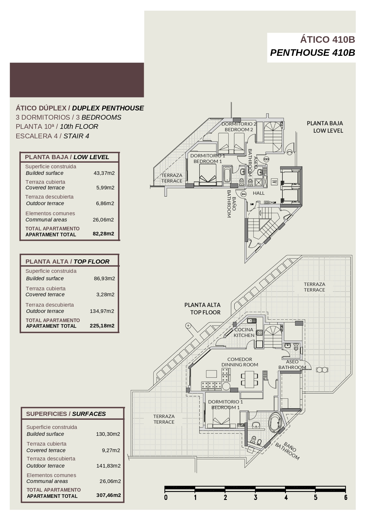 Penthouses te koop in Calpe | 3 slaapkamers H60213