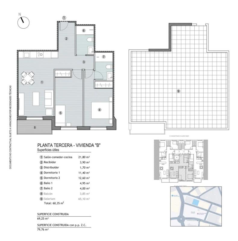 apartment te koop in Mazarrón | 2 slaapkamers H460031