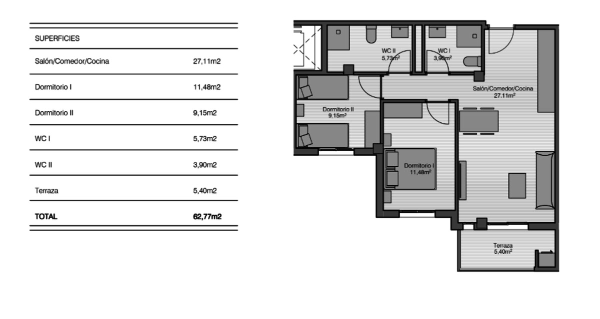 Appartement te koop in San Miguel de Salinas | 2 slaapkamers H5294971