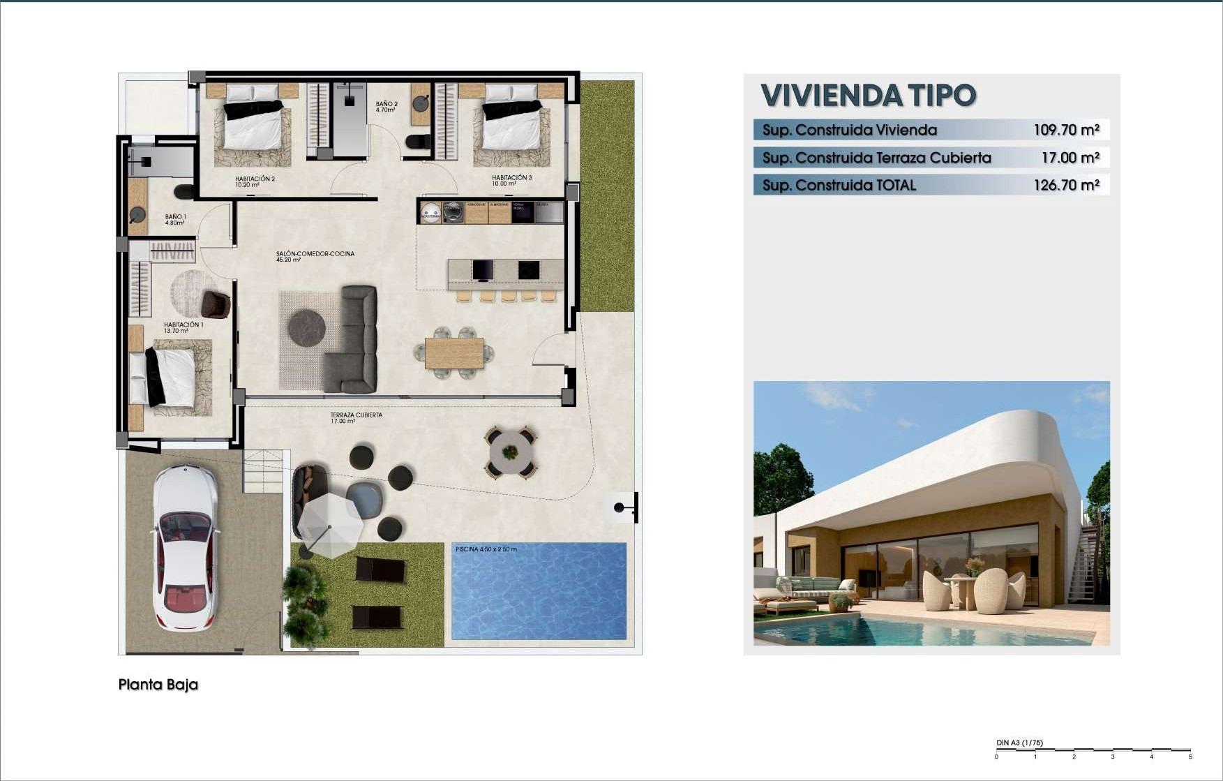 Quad House te koop in Dolores | 3 slaapkamers H9433