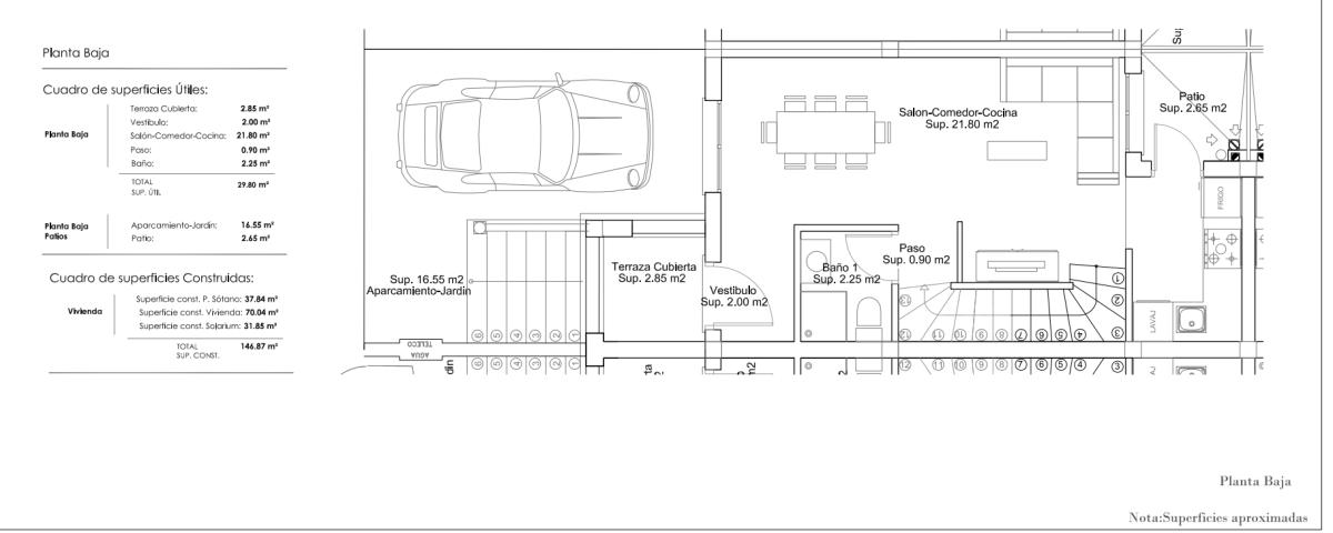 Terraced houses te koop in Gran Alacant | 2 slaapkamers H397007
