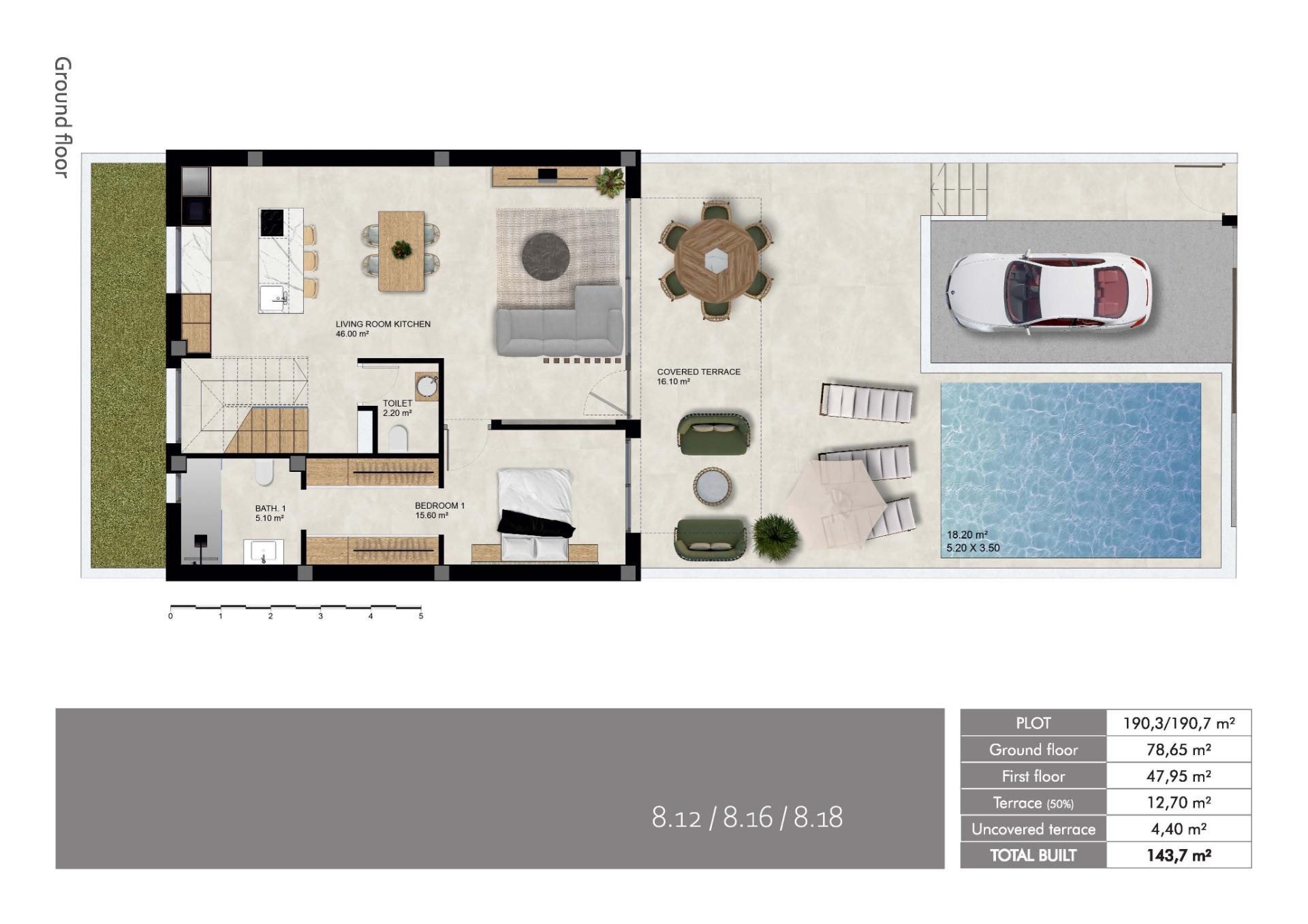 Town House te koop in Dolores | 3 slaapkamers H9083