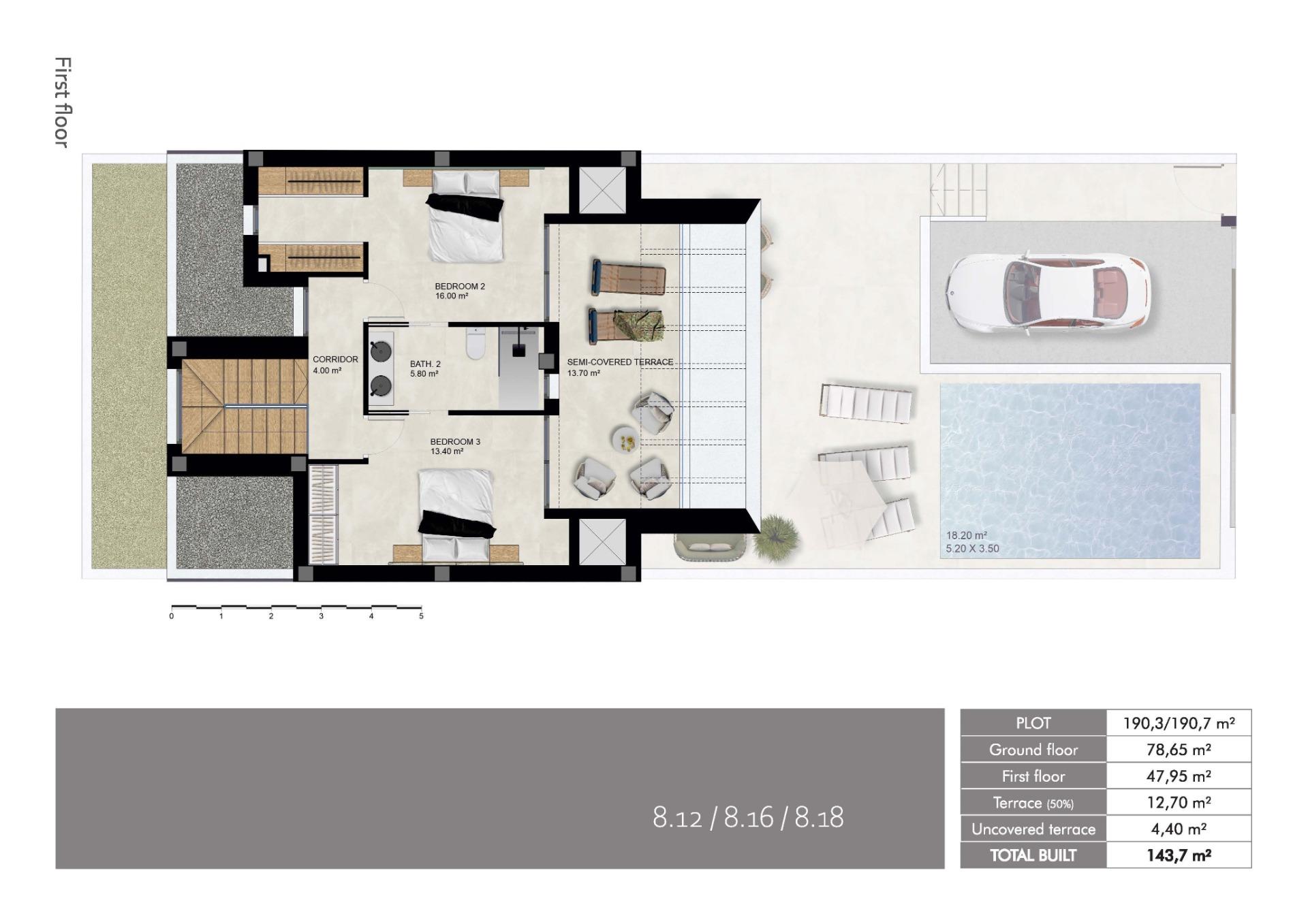 Town House te koop in Dolores | 3 slaapkamers H9083