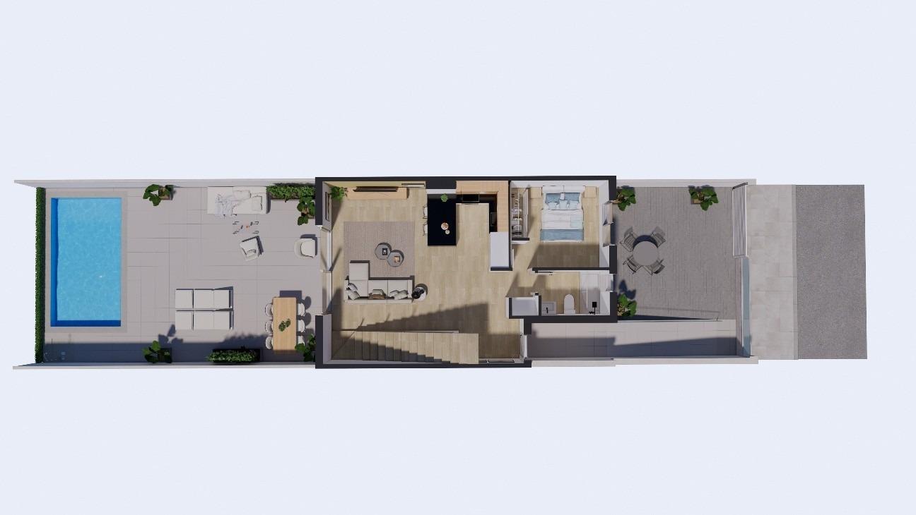 Town House te koop in Los Alcazares | 3 slaapkamers H9307