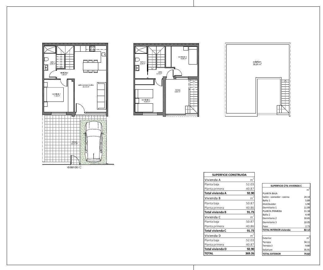 Town House te koop in Pilar de La Horadada | 3 slaapkamers H8964