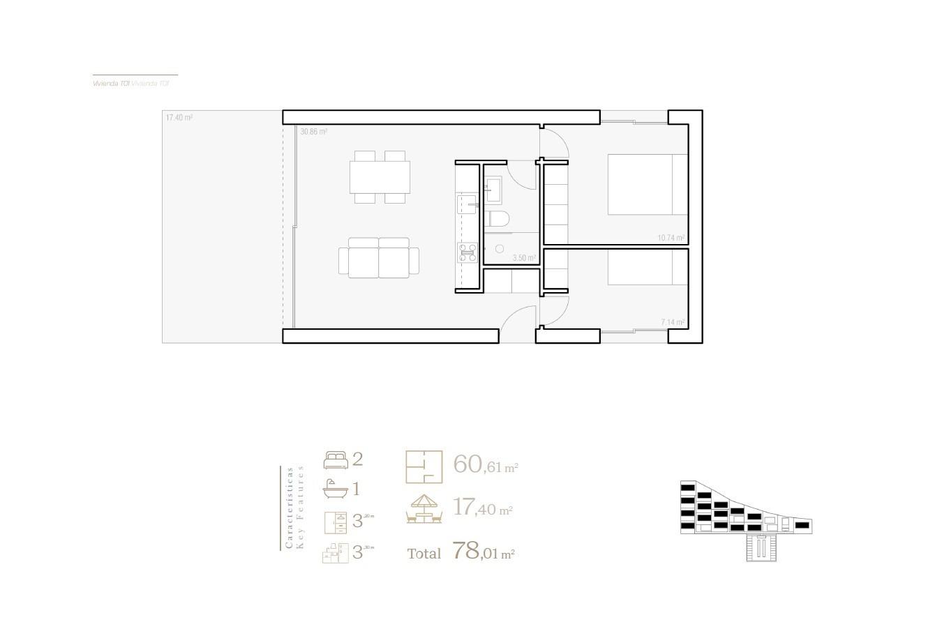 villa te koop in Alfas del Pi | 2 slaapkamers H9457