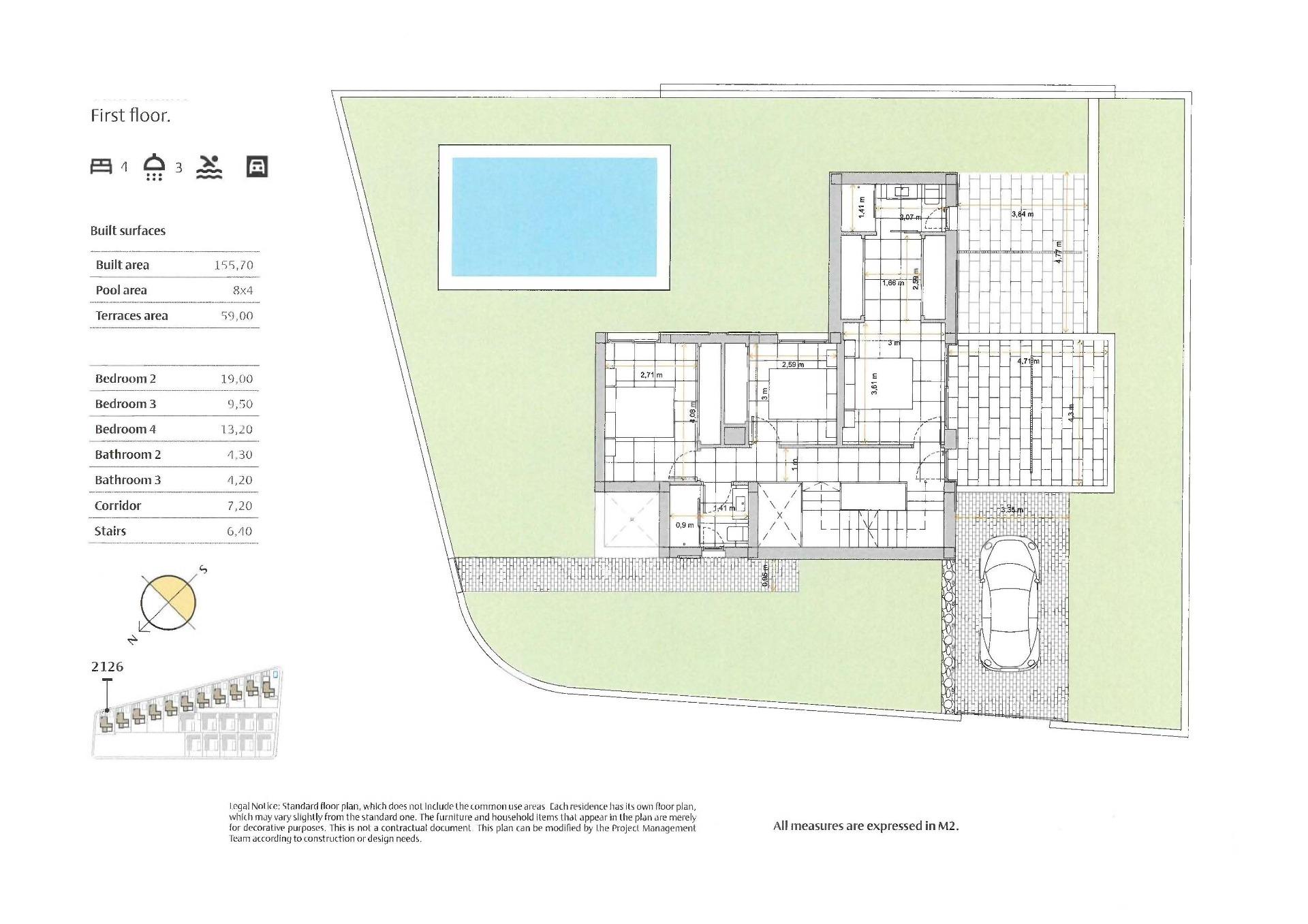 Villa te koop in Algorfa | 4 slaapkamers H9818
