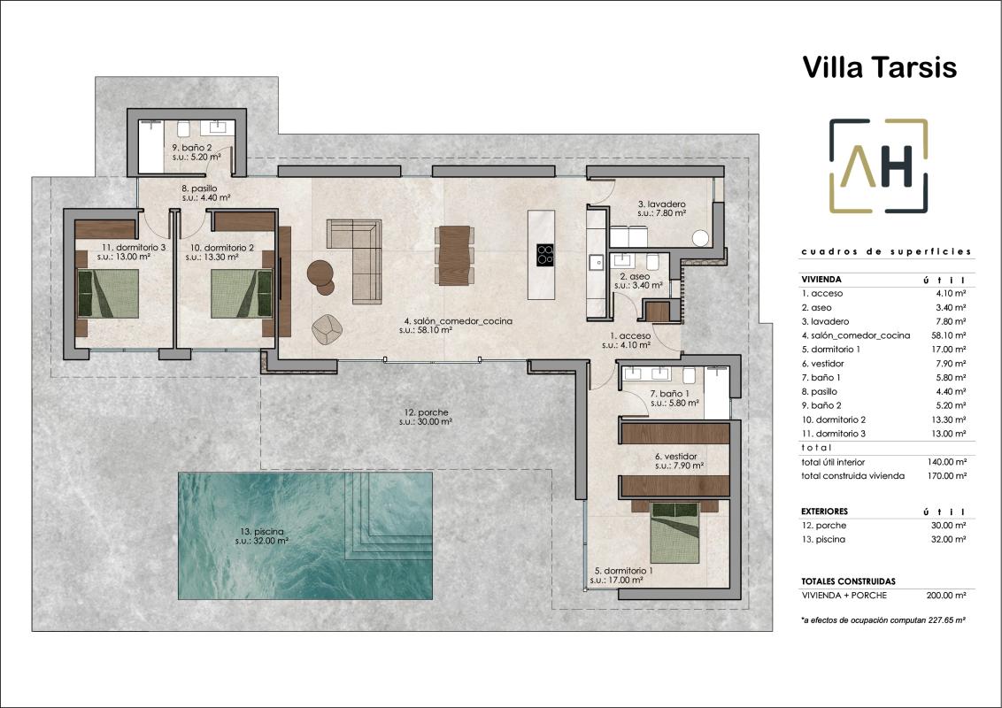 villa te koop in Hondón de las Nieves | 3 slaapkamers H524294