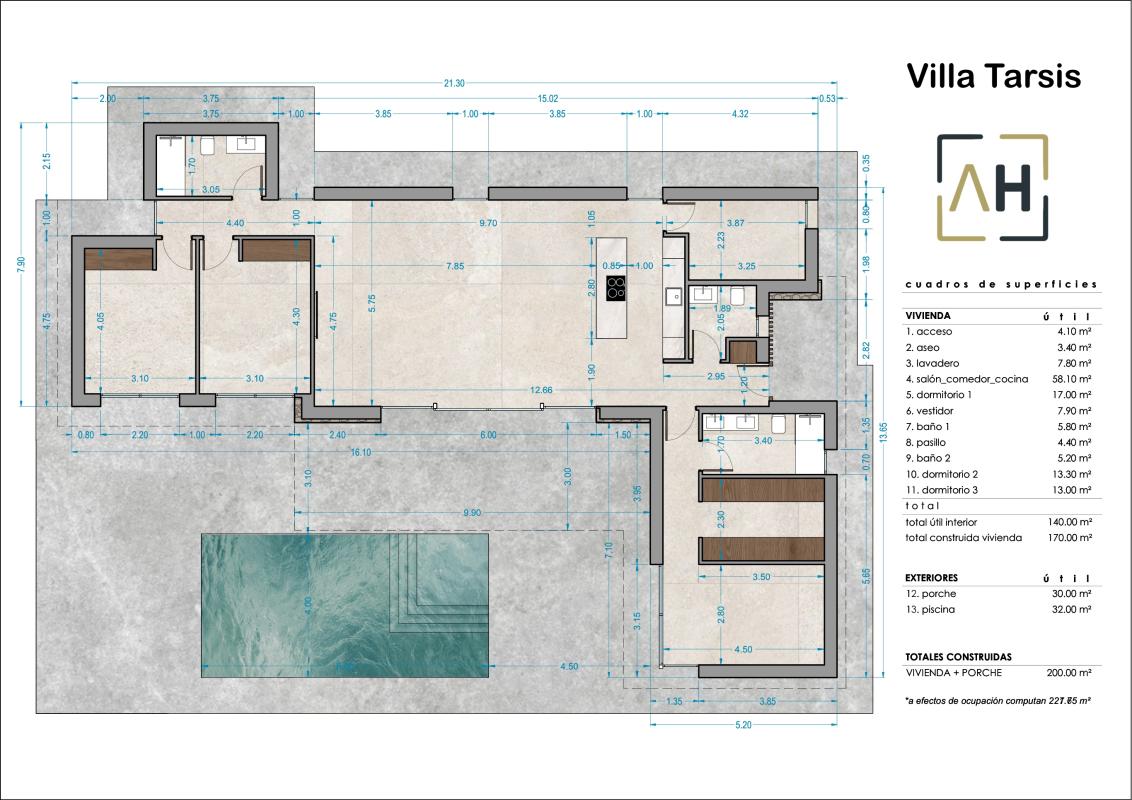 villa te koop in Hondón de las Nieves | 3 slaapkamers H524294