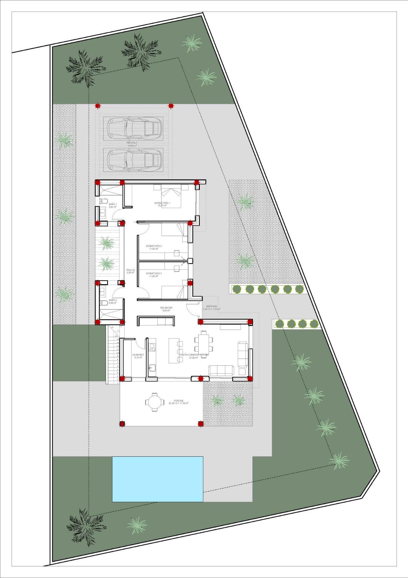 villa te koop in Jacarilla | 3 slaapkamers H9481