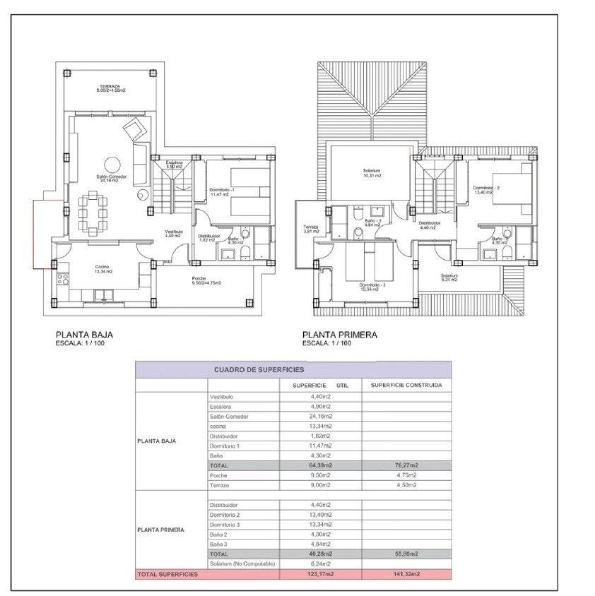 Villa te koop in Lorca | 3 slaapkamers H8665