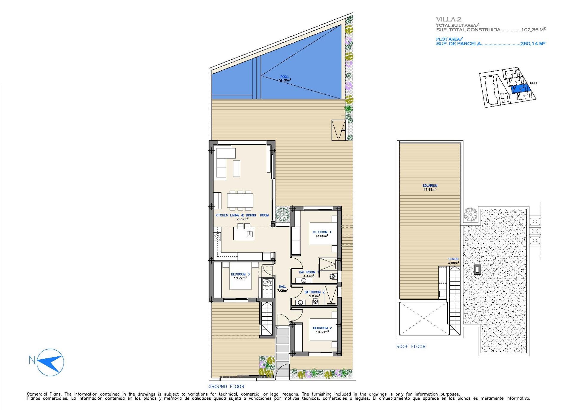 Villa te koop in Los Alcazares | 3 slaapkamers H9191