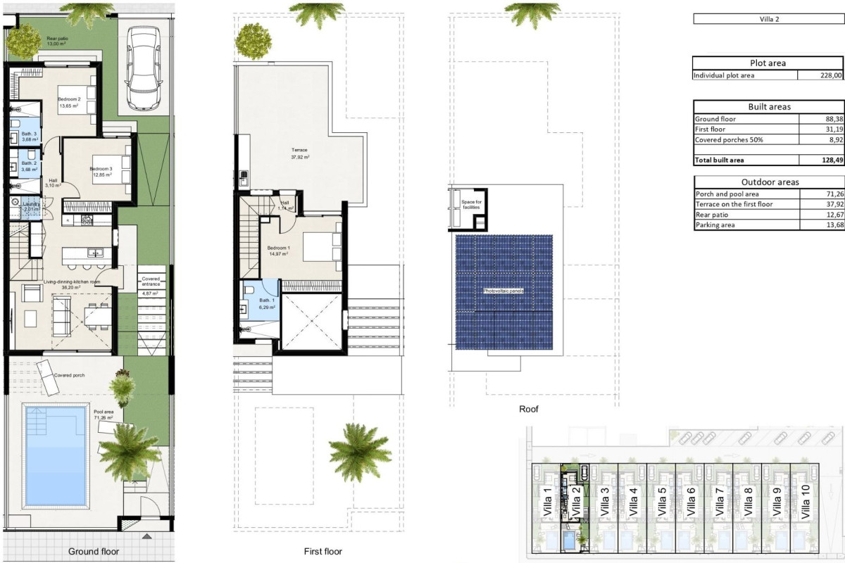villa te koop in Los Nietos | 3 slaapkamers H60520