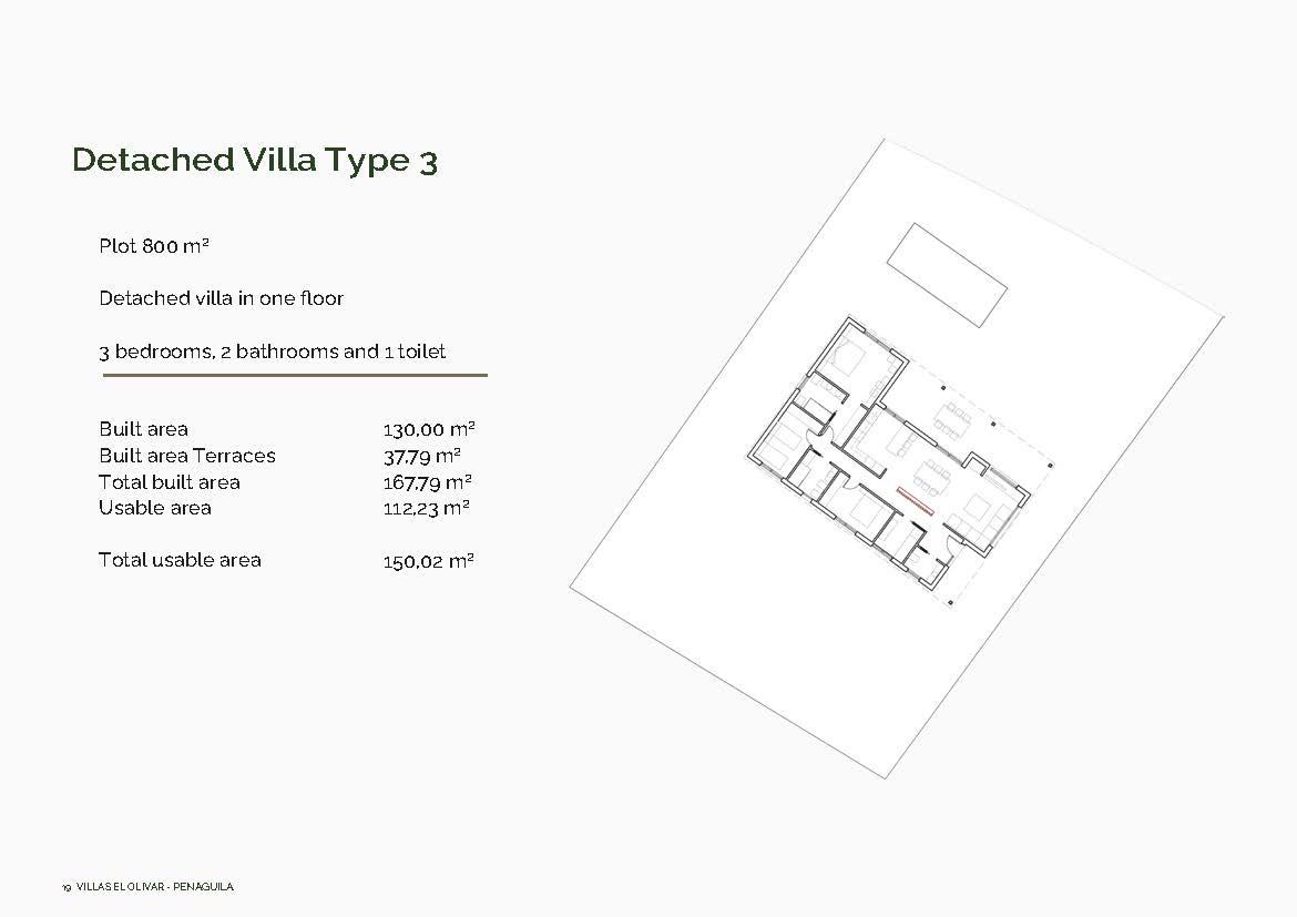 Villa te koop in Penaguila | 3 slaapkamers H9097