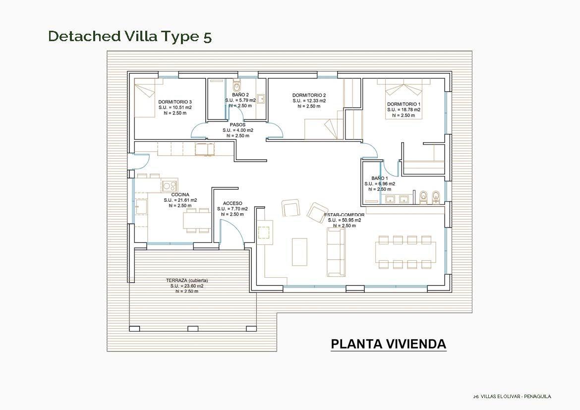 Villa te koop in Penaguila | 3 slaapkamers H9099