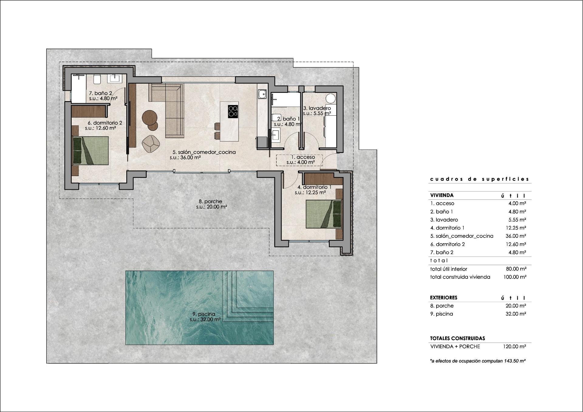 Villa te koop in Pinoso | 2 slaapkamers H9694