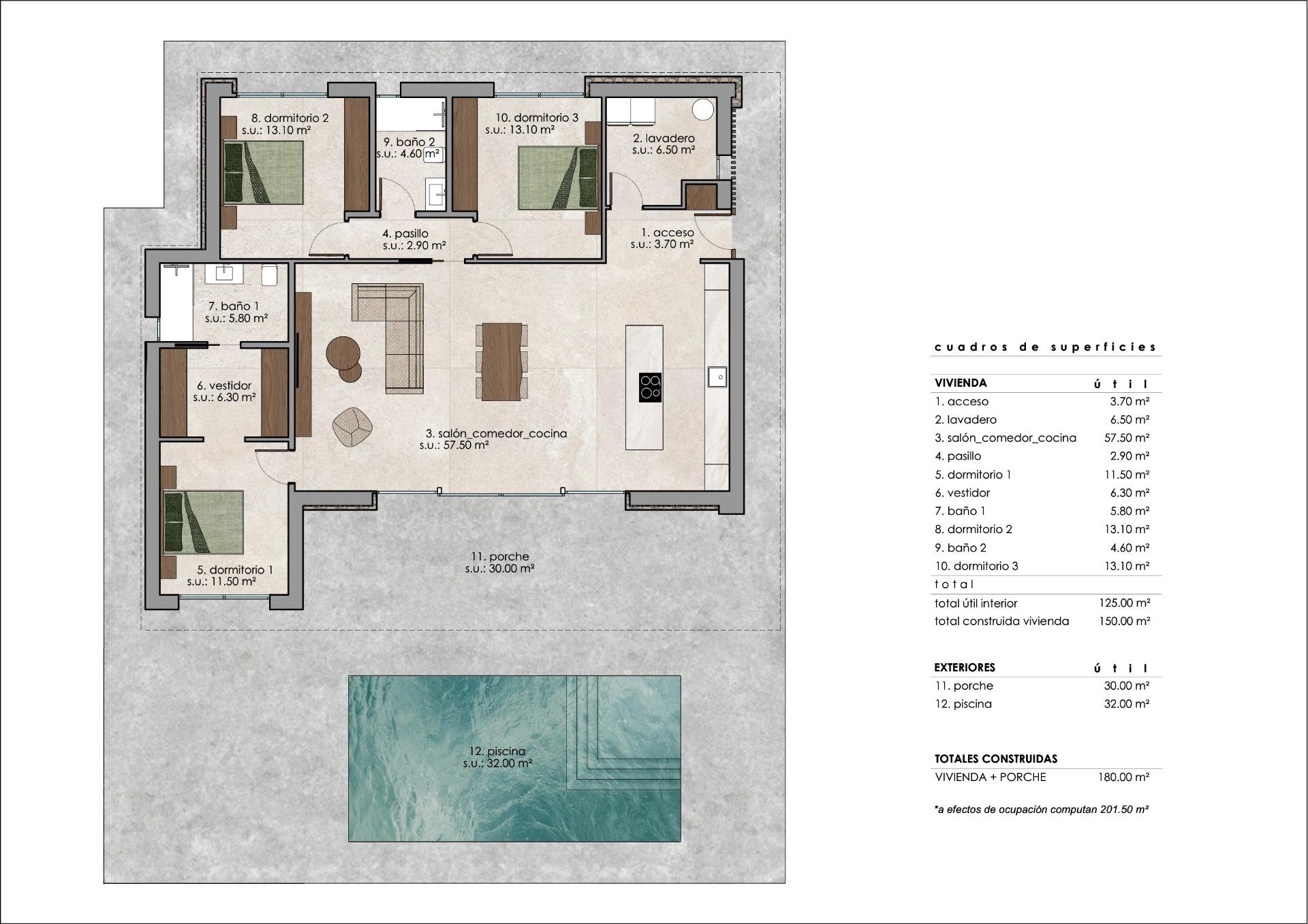 Villa te koop in Pinoso | 3 slaapkamers H9697