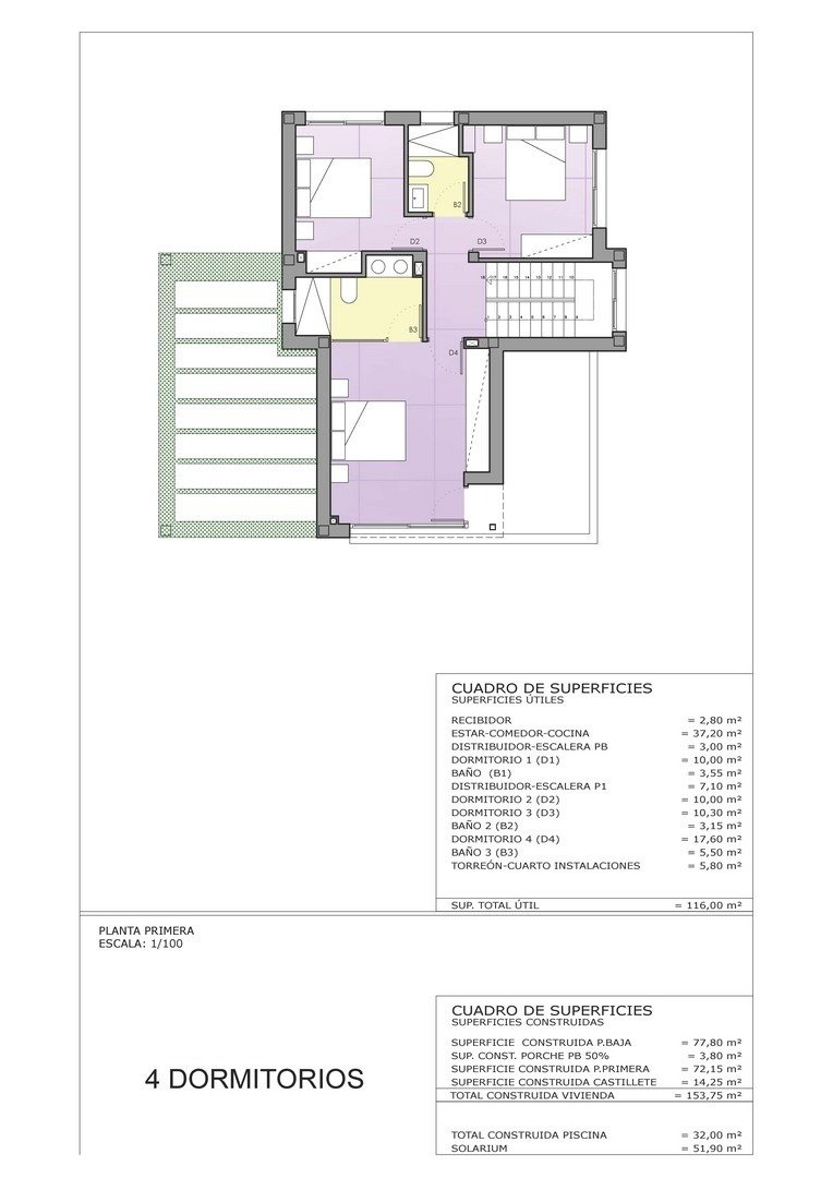 Villa te koop in Cartagena | 4 slaapkamers H5903