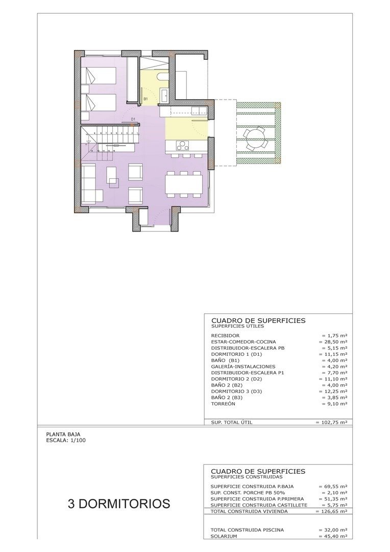Villa te koop in Cartagena | 3 slaapkamers H5904