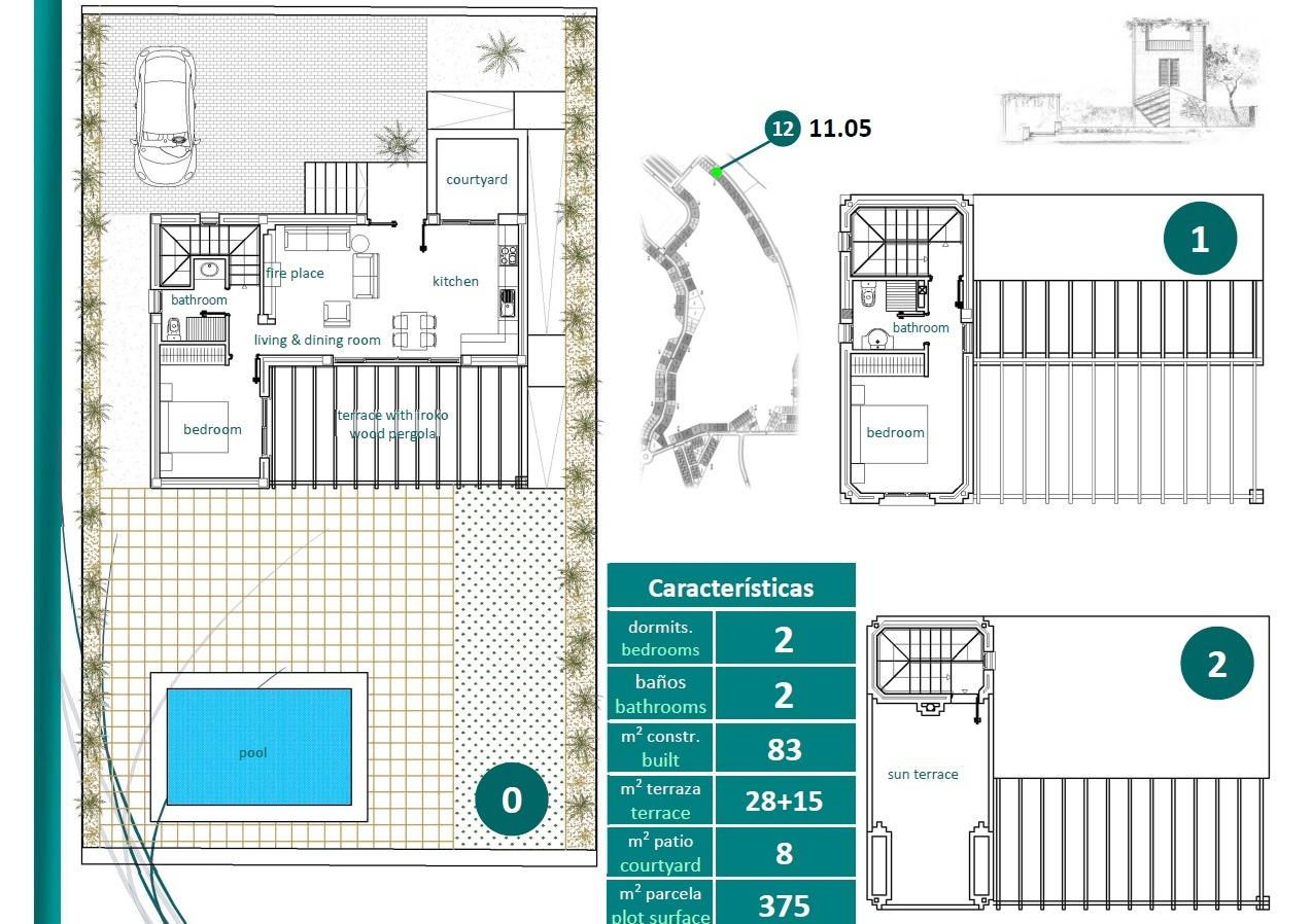 Villa for sale in Sucina | 2 bedrooms H8884