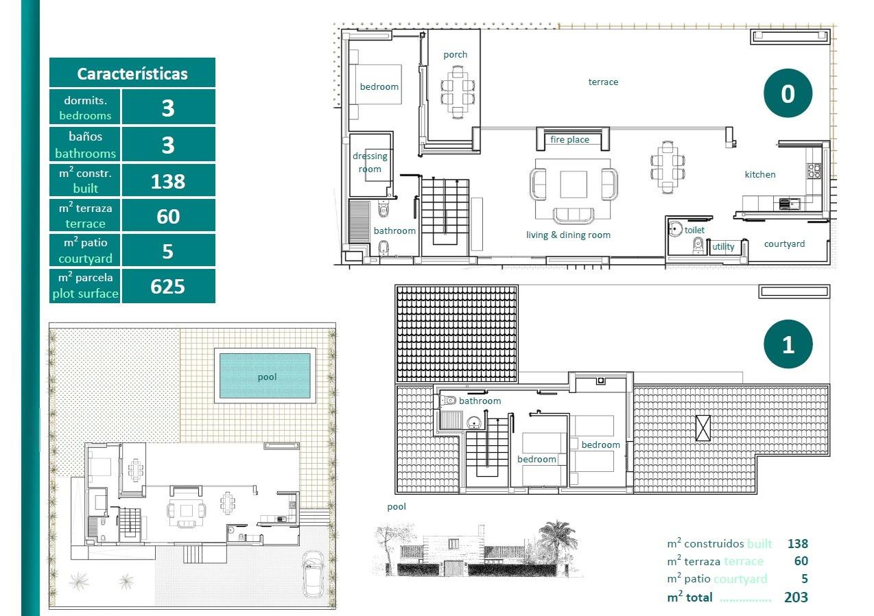 Villa for sale in Sucina | 3 bedrooms H8886