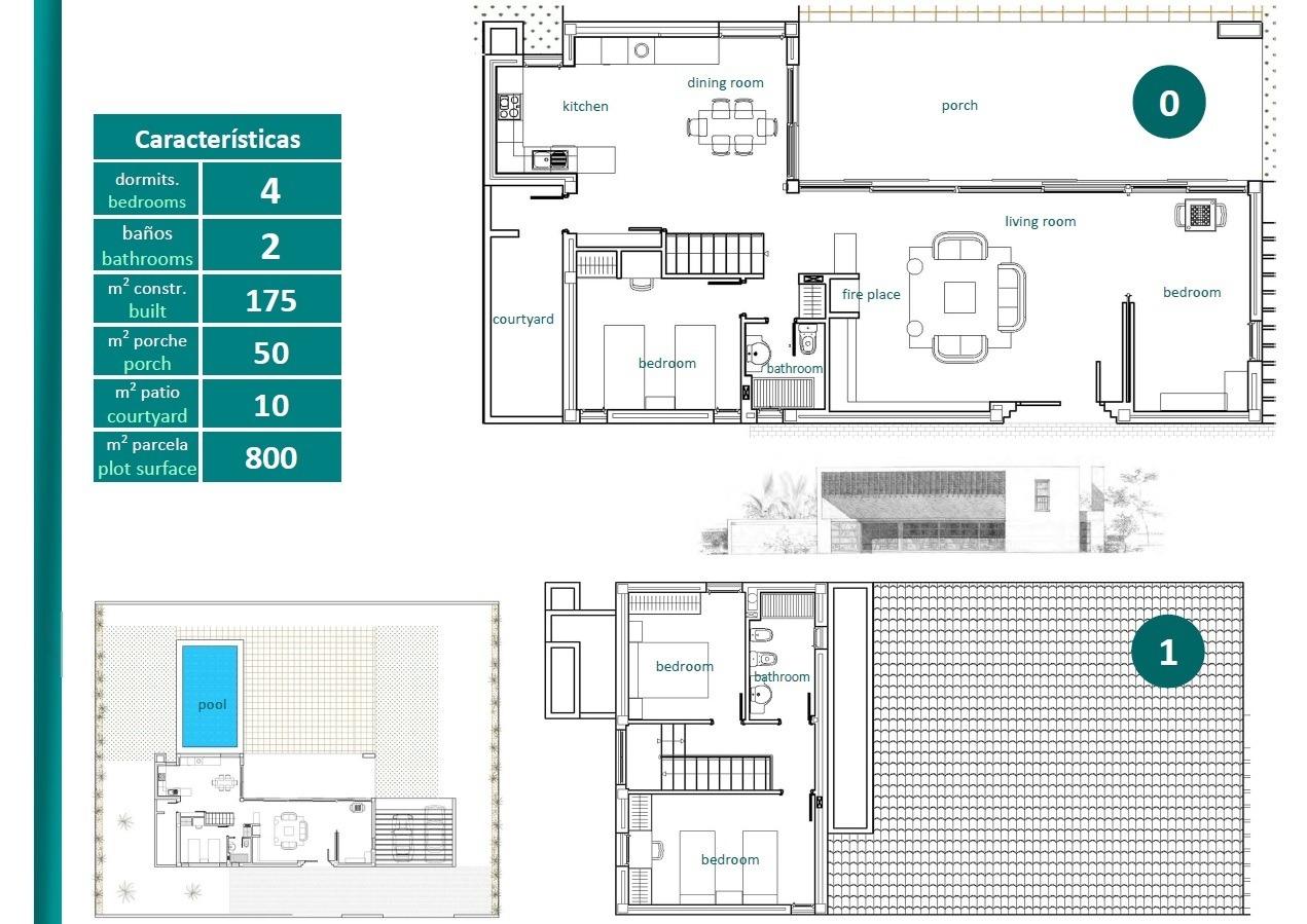 Villa for sale in Sucina | 4 bedrooms H8889