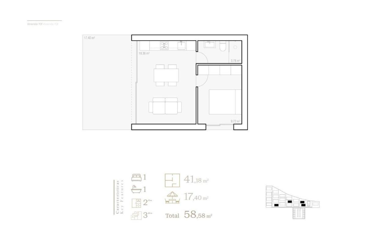 Villas te koop in Alfaz del Pi | 1 slaapkamers H451711
