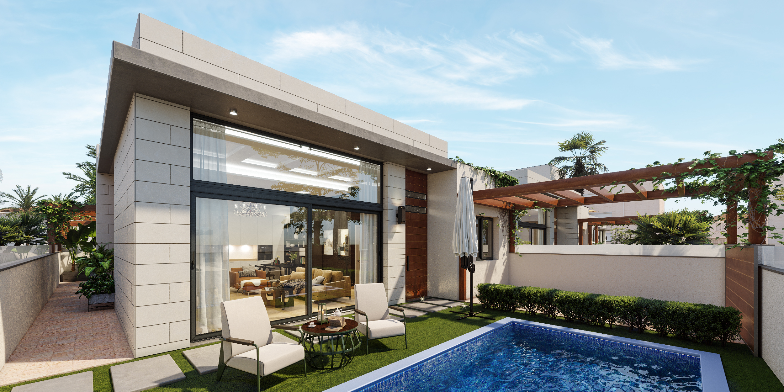 Villas te koop in Pilar de la Horadada | 3 slaapkamers H25902