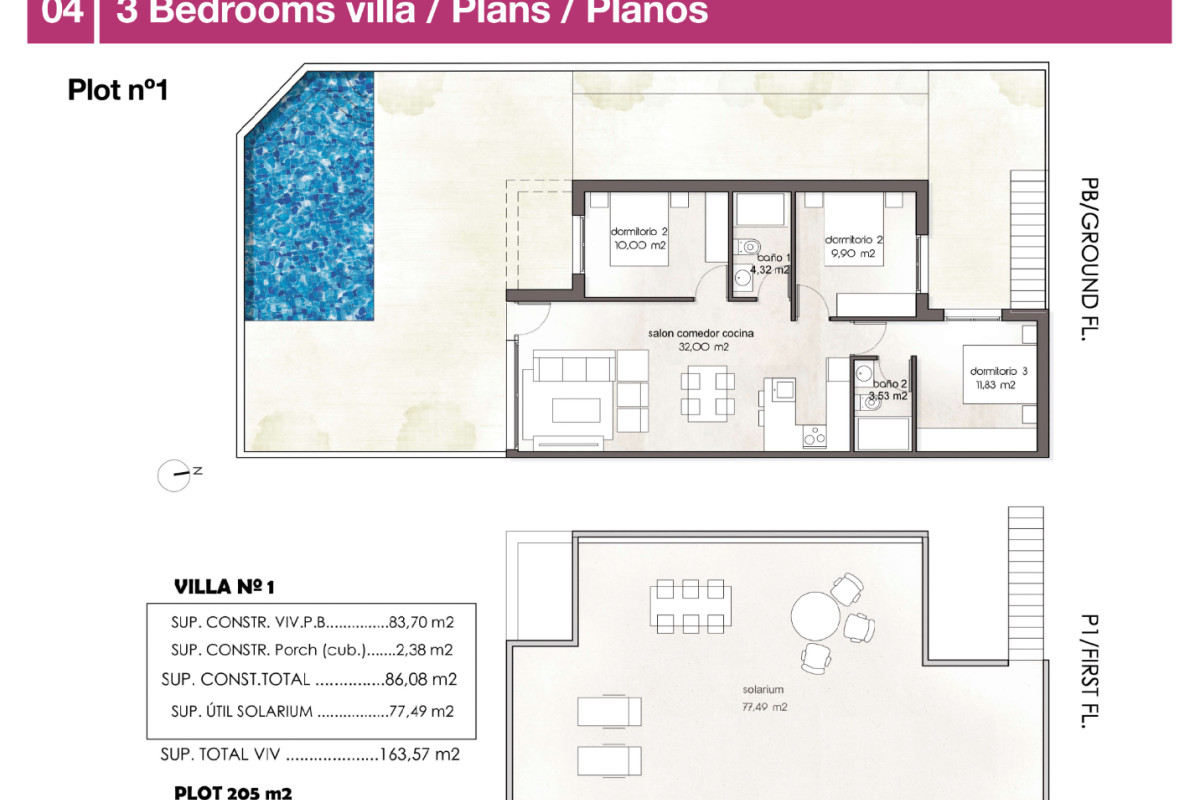 Villas te koop in Pilar de la Horadada | 3 slaapkamers H452192