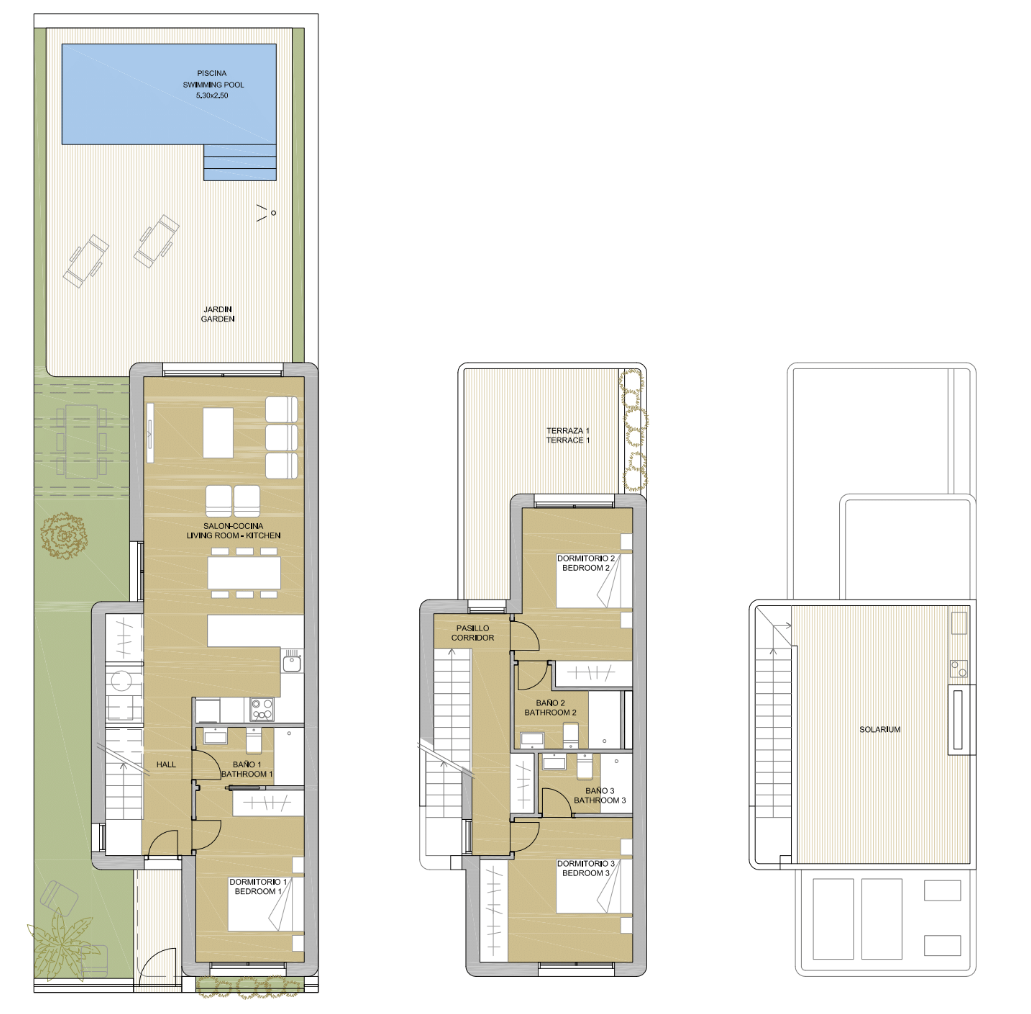 Villas te koop in Pilar de la Horadada | 3 slaapkamers H59462