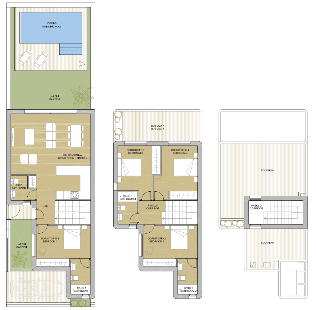 Villas te koop in Pilar de la Horadada | 3 slaapkamers H59462