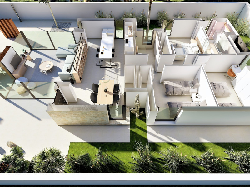 Villas te koop in San Fulgencio | 3 slaapkamers H400023