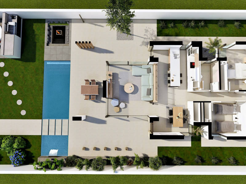 Villas te koop in San Fulgencio | 3 slaapkamers H400023