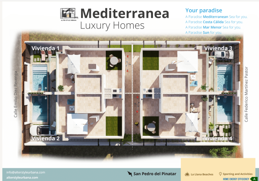 Villas te koop in San Pedro del Pinatar | 3 slaapkamers H59890